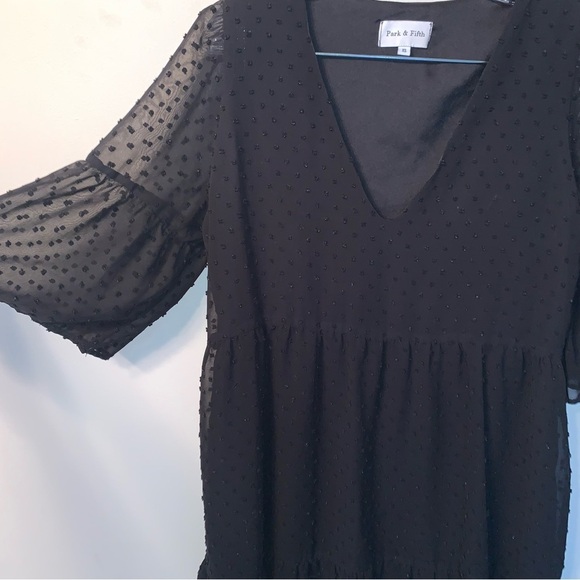 Park & Fifth Black Rennie Mini Dress XS - Picture 8 of 11